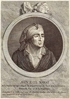 Neuchatel Prints: MARAT, Jean-Paul (1743-1793). Etching