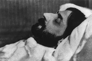 Marcel Prints: Marcel Proust on his death bed in 1922
