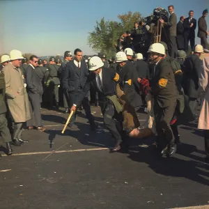 Protesters Prints: March on the Pentagon. US Marshals bodily remove an Anti-Vietnam War protester at the Pentagon Building