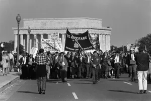 Protesters Prints: The March on the Pentagon. Pittsburgh Veterans for Peace at the March on the Pentagon