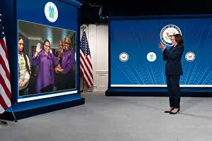 Asian American Prints: Marcia Fudge is sworn in as Secretary of Housing