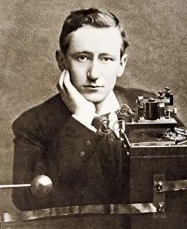 Telegraphy Prints: MARCONI, Guglielmo (1874-1937)