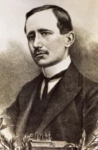Physicists Prints: MARCONI, Guglielmo (1874-1937). Litography. AISA/Everett Collection**US SALES ONLY**