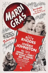 1943 Movies Prints: MARDI GRAS, US poster art, from left: Johnnie Johnston, Betty Jane Rhodes, 1943
