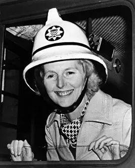 Helmet Prints: Margaret Thatcher, future Prime Minister of the United Kingdom
