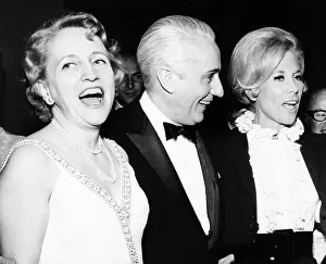 Dinah Prints: Margaret Truman Daniel and husband Clifton with entertainer Dinah Shore at her new supper club