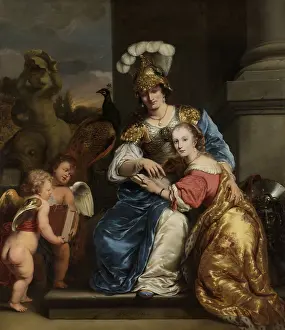 Ferdinand Prints: Margarita Trip as Minerva, Instructing her Sister Anna Maria Trip