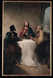 Neoclassicism Prints: Marghinotti Giovanni, Supper at Emmaus