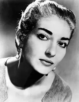 Images Dated 6th March 2007: Maria Callas, 1958. Courtesy: CSU Archives/Everett Collection