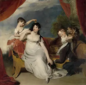 Sofa Prints: Maria Mathilda Bingham with Two of her Children