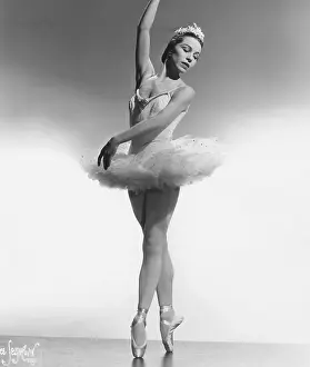 1950s Music Prints: Maria Tallchief, ballerina of the Ballet Russe De Monte Carlo
