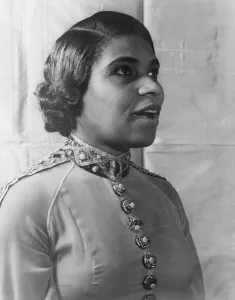 Marian Prints: Marian Anderson (1897-1993), African American contralto singing in 1940 portrait by Carl Van Vechten