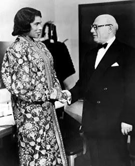 Handshake Prints: Marian Anderson is congratulated by her manager