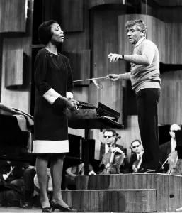 Conducting Prints: Marian Anderson and Leonard Bernstein, 1967. Courtesy: CSU Archives/Everett Collection