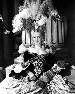 Feathers In Hair Prints: MARIE ANTOINETTE, Norma Shearer (in a costume by Adrian and a wig by Sydney Guilaroff)
