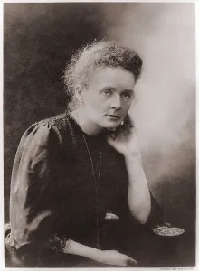 Chemists Prints: Marie Curie (1867-1934), Polish-French physicist who won two Nobel Prizes