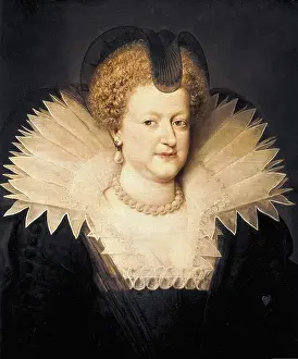 Attire Prints: Marie De Medicis (1573-1642). Queen and regent of France