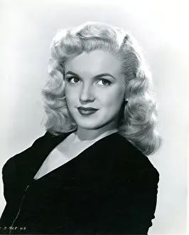 1409mam Prints: Marilyn Monroe in a publicity headshot for LADIES OF THE CHORUS