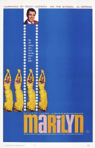 1963 Movies Prints: MARILYN, US poster art, top: Rock Hudson