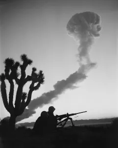 July Prints: US Marines during atomic bomb testing
