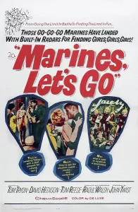 1961 Movies Prints: MARINES, LET'S GO, US poster