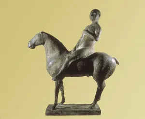 Horseman Prints: MARINI, Marino (1901-1980). Horseman