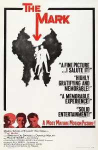 Whitman Prints: THE MARK, US poster, from left: Maria Schell, Stuart Whitman, Rod Steiger, 1961