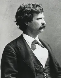 Publisher Prints: Mark Twain (aka Samuel Clemens), portrait taken c. 1870 when he was about 35 years old
