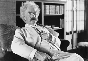 Novelist Prints: Mark Twain (aka Samuel Clemens), c. 1900-1910