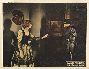 Zorro Prints: THE MARK OF ZORRO, Marguerite de la Motte, Douglas Fairbanks, Sr. 1920