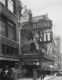 Theater Prints: Marquee advertises the movie, IT