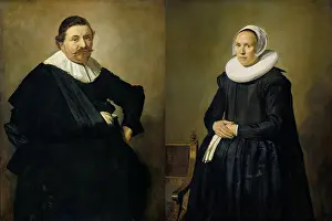 Businessman Prints: Marriage portraits of Lucas de Clercq