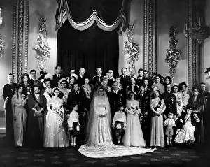 Royalty Prints: The marriage of Princess Elizabeth (the future Queen Elizabeth II)