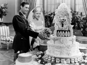 Bride And Groom Prints: MARRIAGE IS A PRIVATE AFFAIR, from left: John Hodiak, Lana Turner, 1944