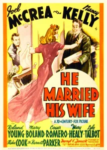 Nancy Prints: HE MARRIED HIS WIFE, from left: Roland Young