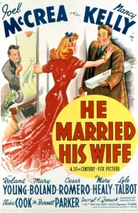 Nancy Prints: HE MARRIED HIS WIFE, Roland Young