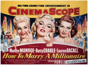 Lauren Prints: HOW TO MARRY A MILLIONAIRE, from left: Betty Grable