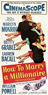 Lauren Prints: HOW TO MARRY A MILLIONAIRE, from top: Marilyn Monroe