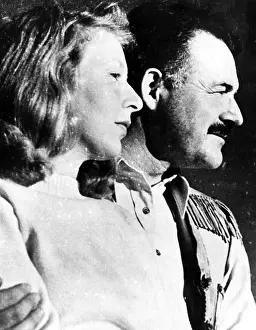 Images Dated 27th March 2007: Martha Gellhorn and Ernest Hemingway ca. 1940. Courtesy CSU Archives/Everett Collection
