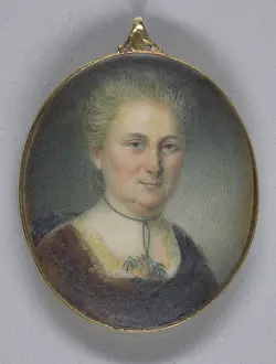 1770s Prints: Martha Washington, by Charles Willson Peale