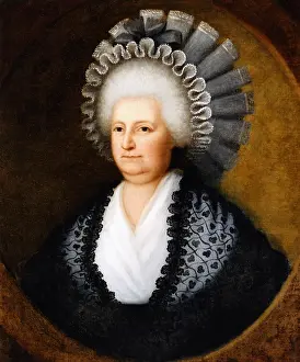 Savage Prints: Martha Washington, by Edward Savage, 1790, American painting, oil on canvas