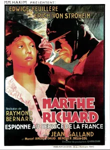 Espionage Prints: MARTHE RICHARD, (aka MARTHE RICHARD ESPIONNE AU SERVICE DE LA FRANCE)