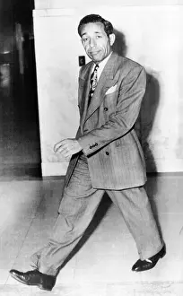 Martin Accardo, brother of Tony Accardo. He is leaving Federal Court in Miami after conviction to one year in jail for contempt of the Senate