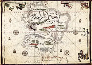 Chileans Prints: MARTINES, Joan (1556-1591). Catalan or Majorcan cartographer