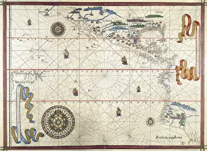 Early Modern Times Prints: MARTINES, Joan (1556-1591). Catalan or Majorcan cartographer