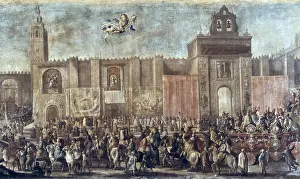 Carts Prints: MARTINEZ, Domingo (1688-1749). Chariot of Fire. 1747