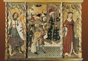 1450 Prints: MARTORELL, Bernat ( -1452). Altarpiece of St
