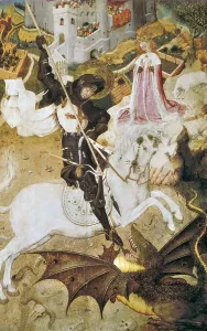 Martorell Prints: MARTORELL, Bernat ( -1452). Saint George and the dragon