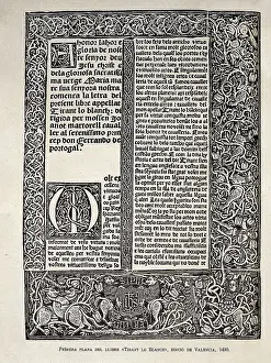Epic Prints: MARTORELL, Joanot (1413-1468). 'Tirant lo Blanc'