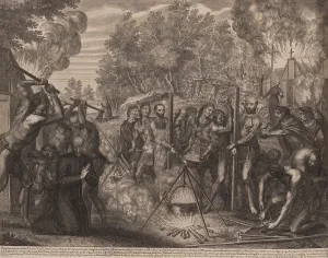 1650s Prints: Martyrdom of Fathers Isaac Jogues
